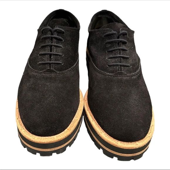 Repetto Light Oxfords Cuir Veritable Black Suede - Picture 1 of 8